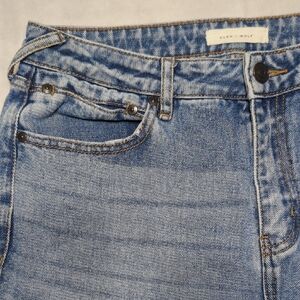 Cleo + Wolf Ultra High Rise Ankle Straight Women's Jeans Size 28